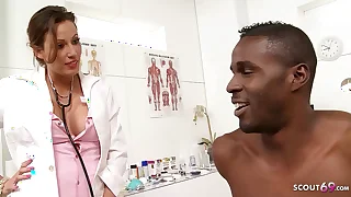 Big Boobs Mature Doctor Layla seduce BBC Holder to Waggish Interracial Sex